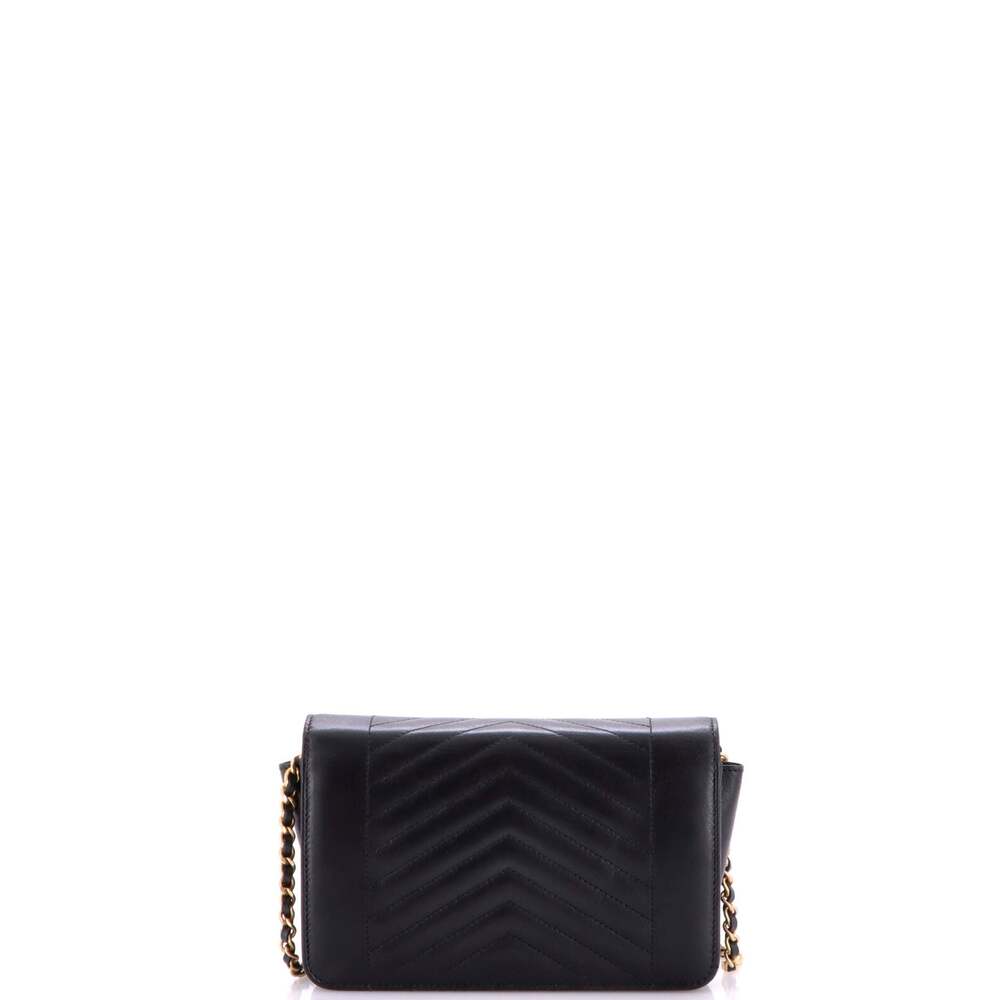 Chanel Reversed Wallet On Chain Chevron #260988C28B - Picture 4 of 9